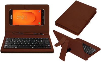 ACM Keyboard Case for Samsung Galaxy J7 Prime 2 2018 Version(Brown, Cases with Holder, Pack of: 1)
