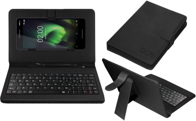 ACM Keyboard Case for Nokia 2.1(Black, Cases with Holder, Pack of: 1)