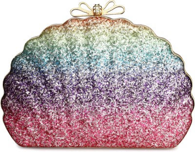 Divastri Party Multicolor  Clutch