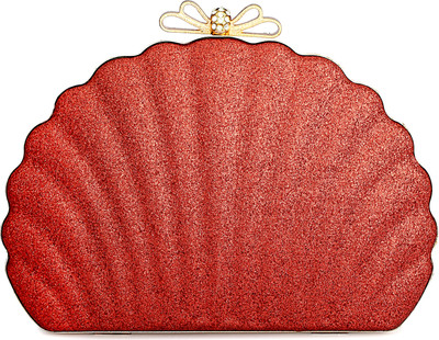 Divastri Party Red  Clutch