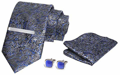 AXLON Satin Tie & Cufflink(Multicolor)
