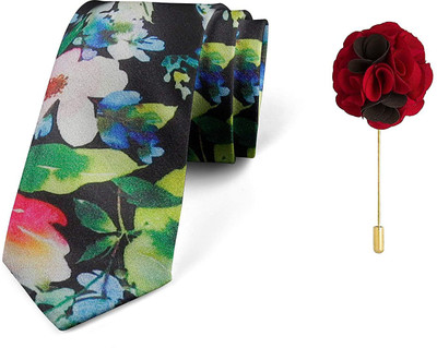 AXLON Satin Tie & Cufflink(Multicolor)