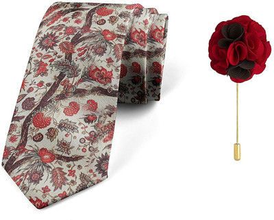 AXLON Satin Tie & Cufflink(Multicolor)