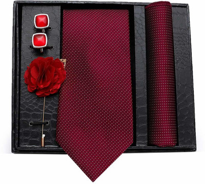 AXLON Satin Tie & Cufflink(Multicolor)