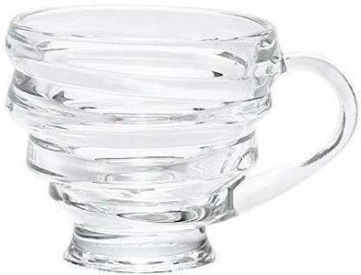 BuyOnTrendy (Pack of 6) glass tea and coffee Glass Water/Juice Glass(210 ml, Glass, Clear)