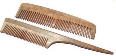 Pitambara Neem Wooden/Wood Comb For Women & Men Hair Growth - Helps In Prevention Of Hair Fall & Anti Dandruff Trait