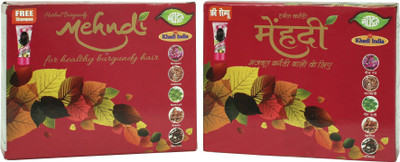 MEGHDOOT Herbal Burgundy Mehandi 100g (Pack of 2)(200 g)