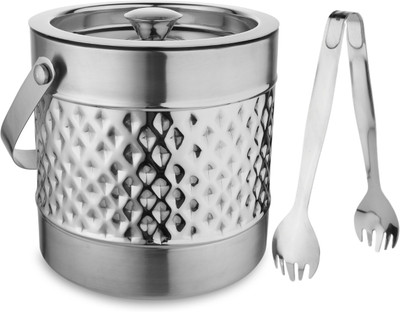 Steren Impex 1.5 L Steel 1254 Ice Bucket(Silver)