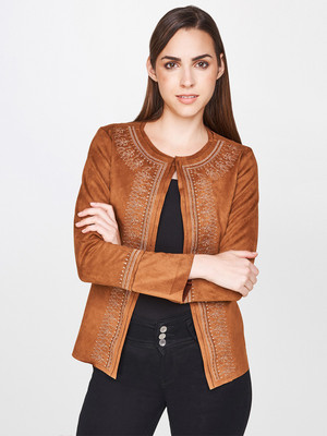 AND Full Sleeve Solid Women Jacket