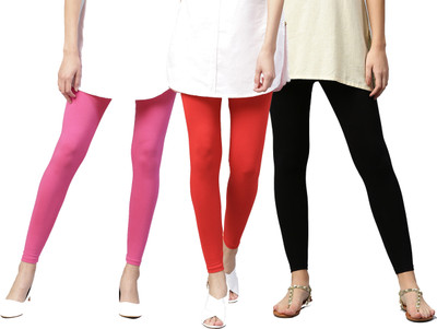 OUTFLITS Ankle Length  Western Wear Legging(Multicolor, Solid)