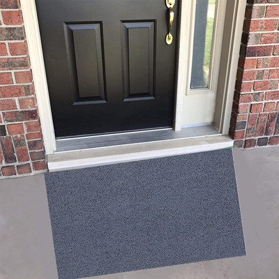 Vihaa Plastic Door Mat(Grey, Medium)