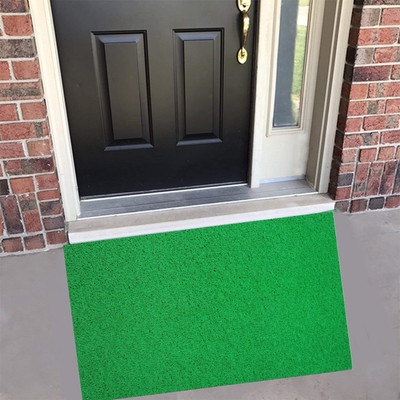 Vihaa Plastic Door Mat(Green, Medium)