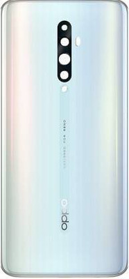 Unique4Ever Oppo Reno2 F Back Panel(White, Blue)
