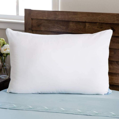 ROYALREOX Polyester Fibre Solid Sleeping Pillow Pack of 1(White)