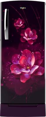 Whirlpool 200 L Direct Cool Single Door 4 Star Refrigerator with Base Drawer  (Purple Flume, 215 IMPRO ROY 4S INV)