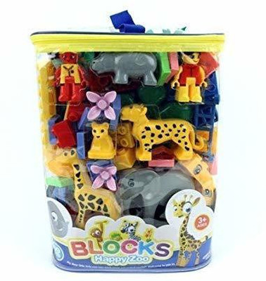 TKT Happy Zoo Animal Blocks Toys for Kids