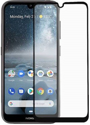 HOBBYTRONICS Edge To Edge Tempered Glass for NOKIA 2.3(Pack of 1)