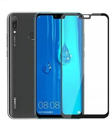 LIKEDESIGN Edge To Edge Tempered Glass for Huawei Y9 2019(Pack of 3)