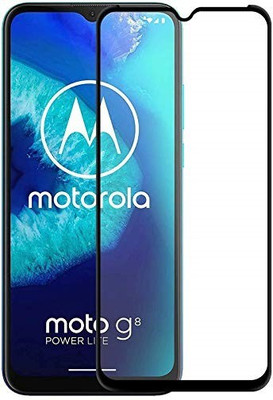 Hyper Edge To Edge Tempered Glass for Motorola G8 Power Lite(Pack of 1)