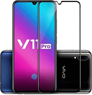 HOBBYTRONICS Edge To Edge Tempered Glass for Vivo V11 Pro(Pack of 1)