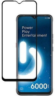 BRENZZ Edge To Edge Tempered Glass for Tecno Spark Power 2(Pack of 1)