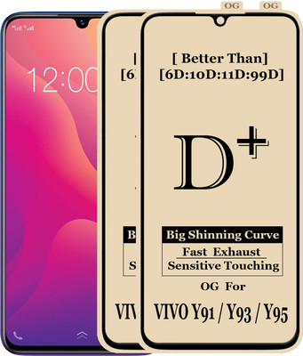 HQ Protection Edge To Edge Tempered Glass for VIVO Y91(Pack of 2)