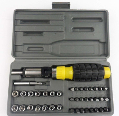 Auto Oprema Multipurpose Tool Kit Screwdriver Set - 41 in 1 Pc Tool Kit Screwdriver and Socket Set Screwdriver Set for Home Screwdriver kit Home Tool kit Combination Screwdriver Set(Pack of 41)