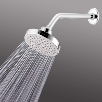 ANMEX 4.5inch ABS over Head Shower Premium Quality with 9inch SS Round Arm Shower Head