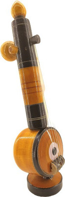 Fanciful Gifting Fanciful Gifting Handicrafts Eucalyptus Wooden Veena Home Decor Musical Instruments Showpiece (6 X 6 X 22 cm Brown) Decorative Showpiece  -  22 cm(Wood, Brown)