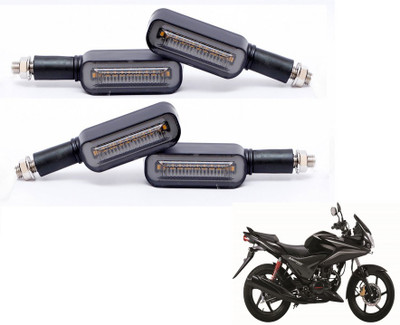 MOCKHE Front, Rear LED Indicator Light for Honda CBF Stunner(Yellow, Blue)