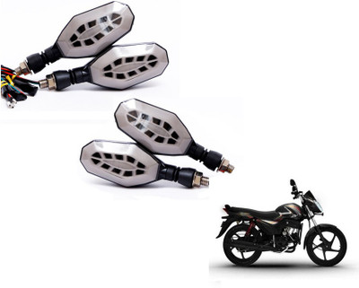 MOCKHE Front, Rear LED Indicator Light for Mahindra Pantero(Yellow, Blue)