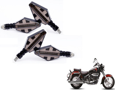 MOCKHE Front, Rear LED Indicator Light for Hyosung Aquila 250(Yellow, Blue)