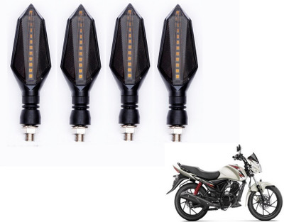 MOCKHE Front, Rear LED Indicator Light for Suzuki Sling Shot Plus(Yellow, Blue)