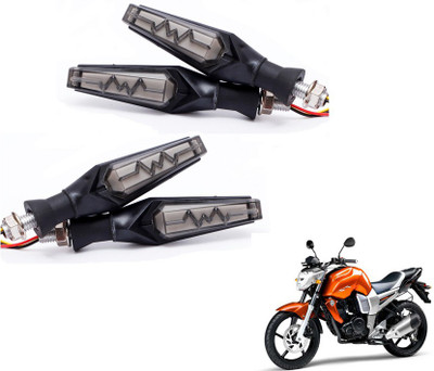 MOCKHE Front, Rear LED Indicator Light for Yamaha FZ16(Yellow, Red)