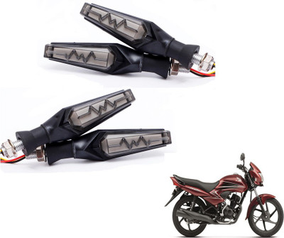 MOCKHE Front, Rear LED Indicator Light for Honda Dream Yuga(Yellow, Red)