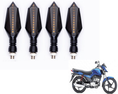 MOCKHE Front, Rear LED Indicator Light for Mahindra(Yellow, Blue)