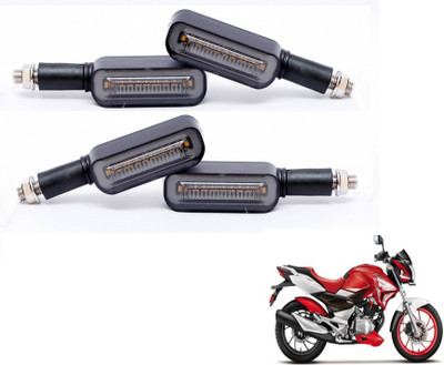 MOCKHE Front, Rear LED Indicator Light for Hero CBZ Xtreme(Yellow, Blue)