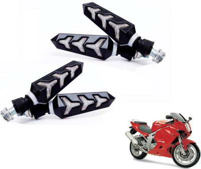 MOCKHE Front, Rear LED Indicator Light for Hyosung GT650R(Yellow, Blue)