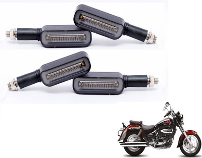 MOCKHE Front, Rear LED Indicator Light for Hyosung Aquila 250(Yellow, Blue)