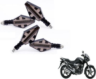 MOCKHE Front, Rear LED Indicator Light for Suzuki GS(Yellow, Blue)