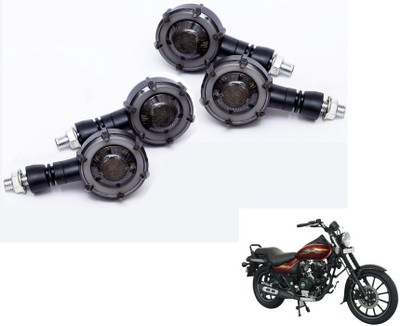 MOCKHE Front, Rear LED Indicator Light for Bajaj Avenger 150(Yellow, Blue)