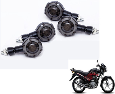 MOCKHE Front, Rear LED Indicator Light for Yamaha YBR 125(Yellow, Blue)