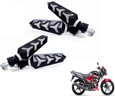 MOCKHE Front, Rear LED Indicator Light for Yamaha SS 125(Yellow, Blue)