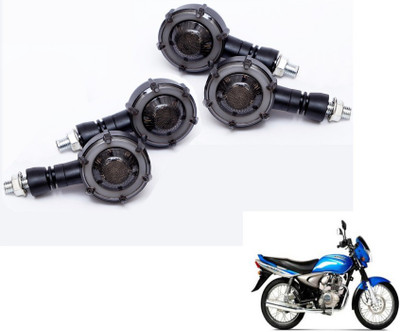 MOCKHE Front, Rear LED Indicator Light for Bajaj(Yellow, Blue)