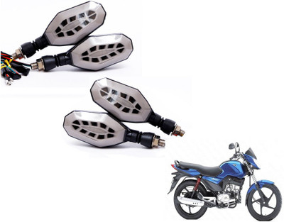 MOCKHE Front, Rear LED Indicator Light for Mahindra(Yellow, Blue)