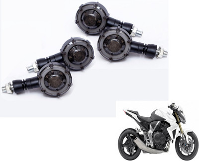 MOCKHE Front, Rear LED Indicator Light for Honda CB(Yellow, Blue)