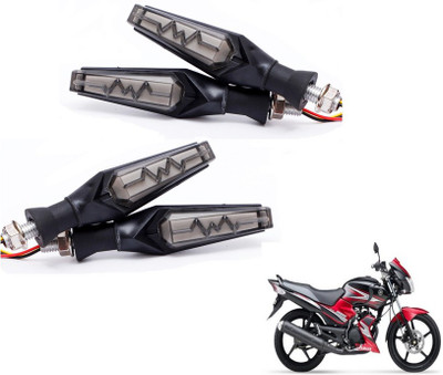 MOCKHE Front, Rear LED Indicator Light for Yamaha SS 125(Yellow, Red)