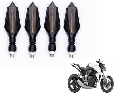 MOCKHE Front, Rear LED Indicator Light for Honda CB(Multicolor)
