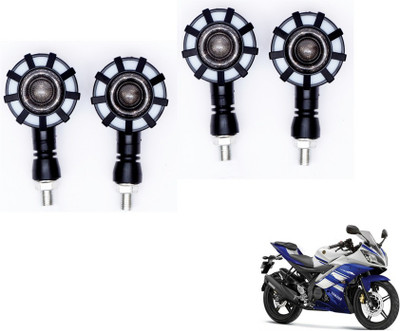 MOCKHE Front, Rear LED Indicator Light for Yamaha YZF(Yellow, Blue)