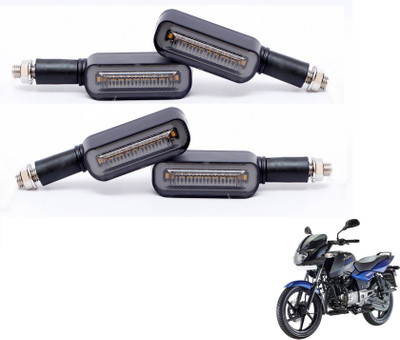 MOCKHE Front, Rear LED Indicator Light for Bajaj Pulsar 150 DTS-i(Yellow, Blue)